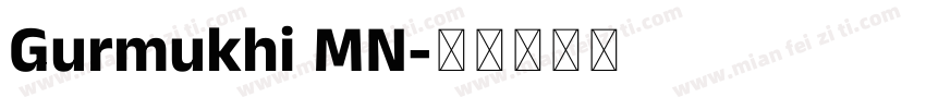 Gurmukhi MN字体转换